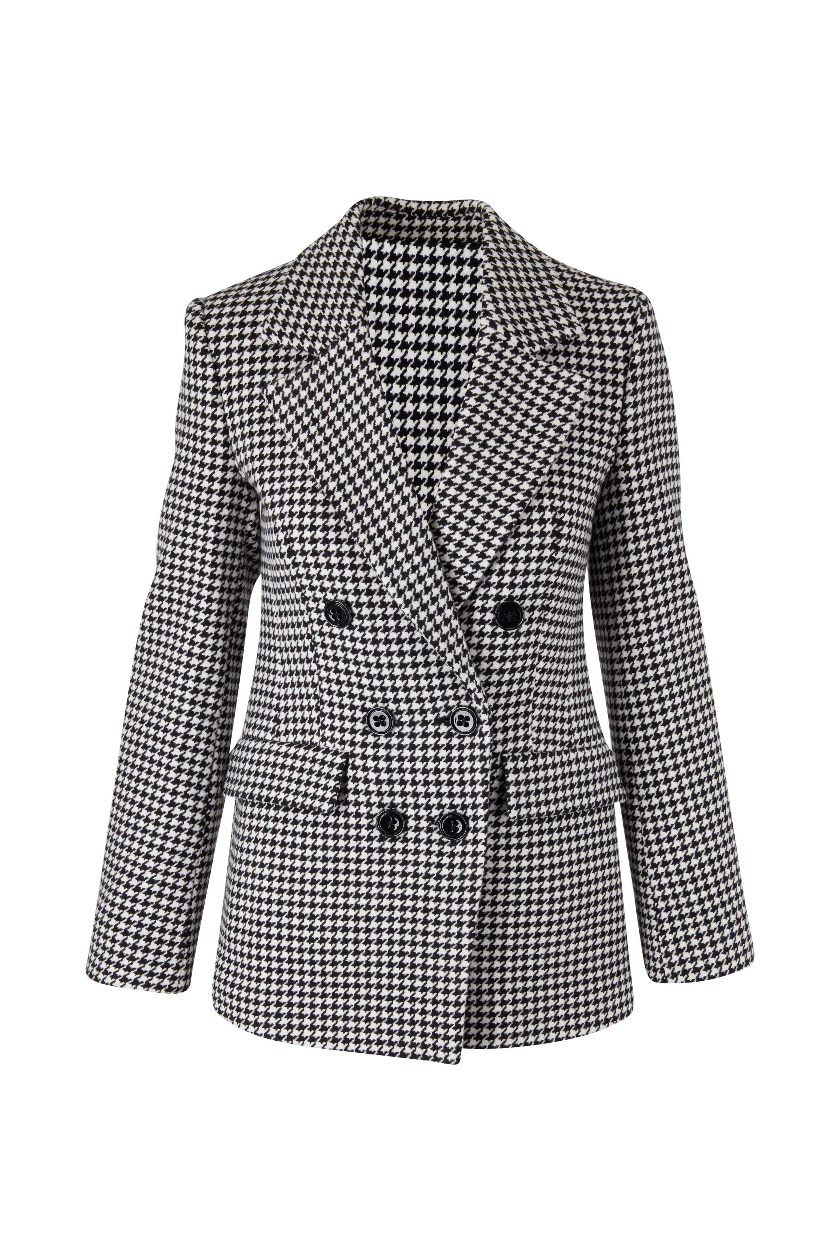 Dorothee Schumacher - Graphic Softness Black & White Check Wool Jacket