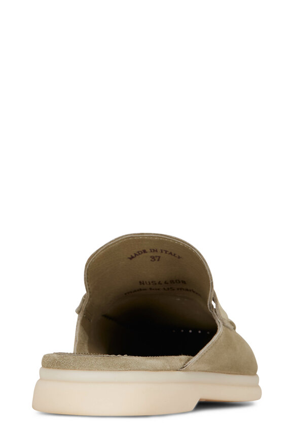 Loro Piana Summer Charms Walk Tea Room Suede Loafer - view 4