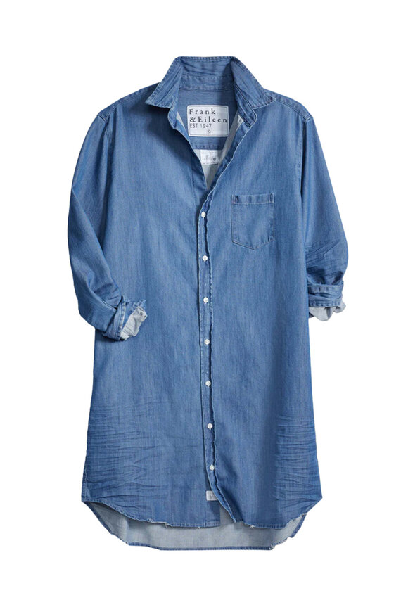 Frank & Eileen Vintage Stonewash Indigo Denim Mary Shirtdress - view 1