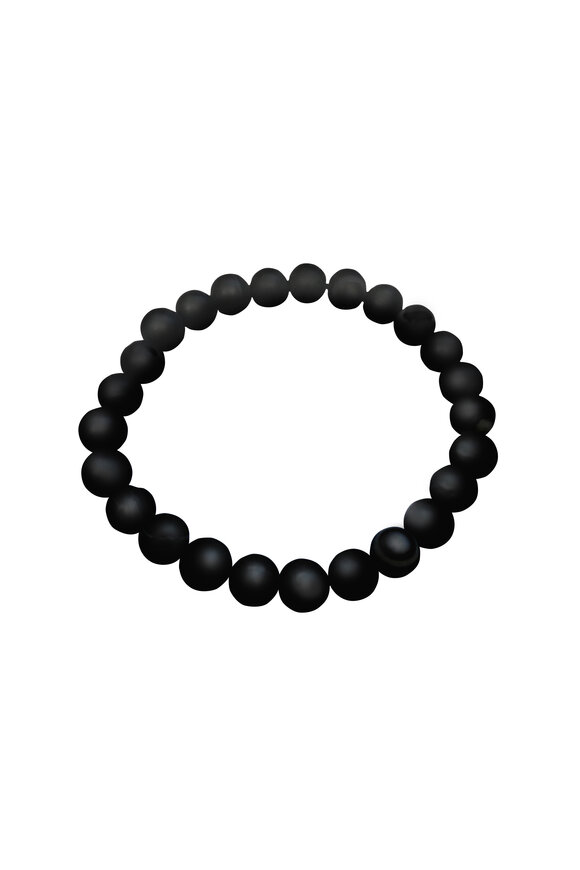 Jan Leslie Matte Black Onyx Beaded Bracelet - view 1