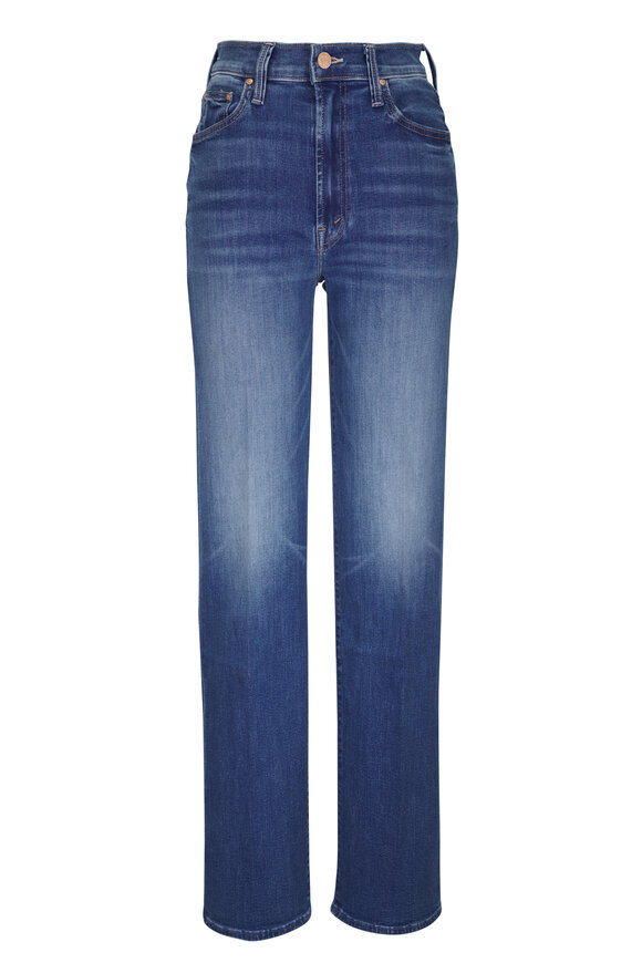 Mother The Rambler Zip Sneak Denim Jean