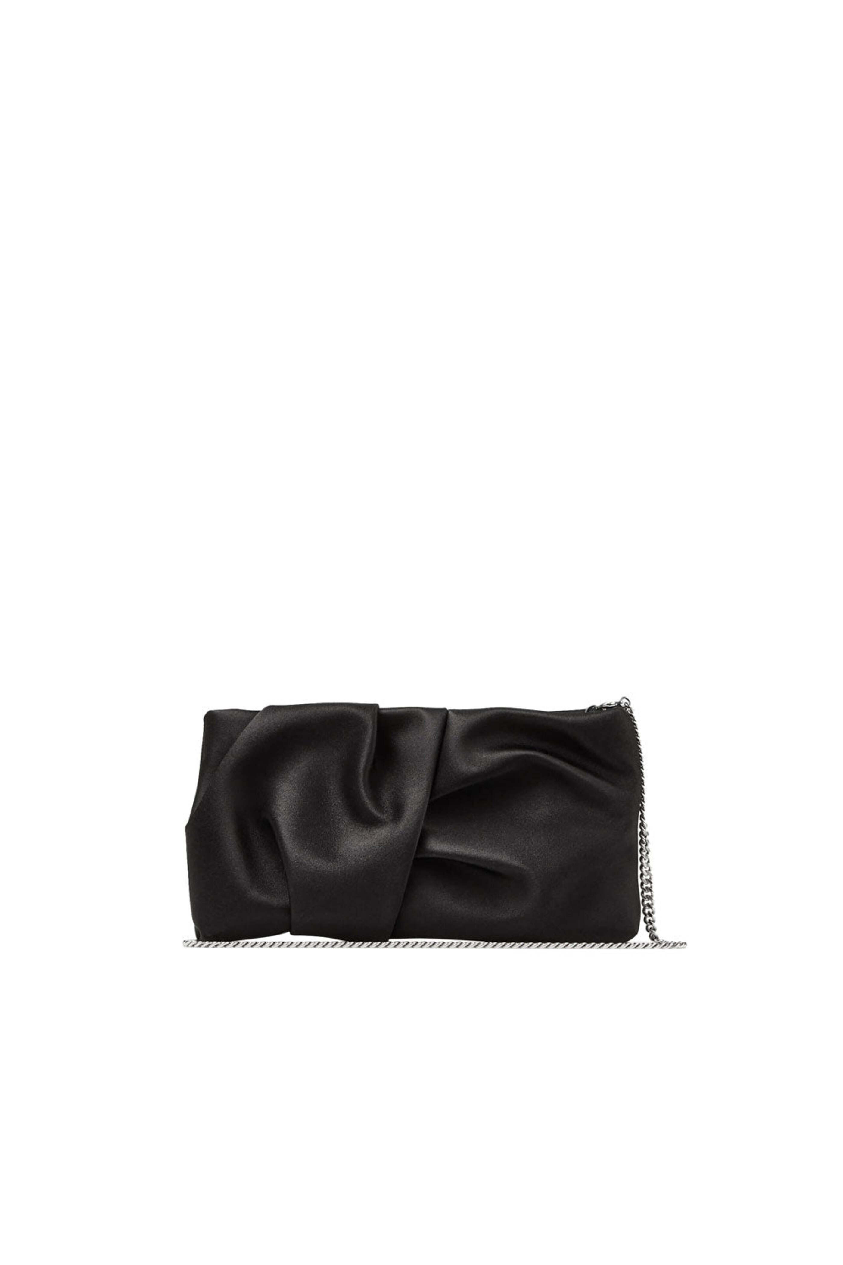 Jimmy Choo - Ultra Satin Bonny Clutch in Black