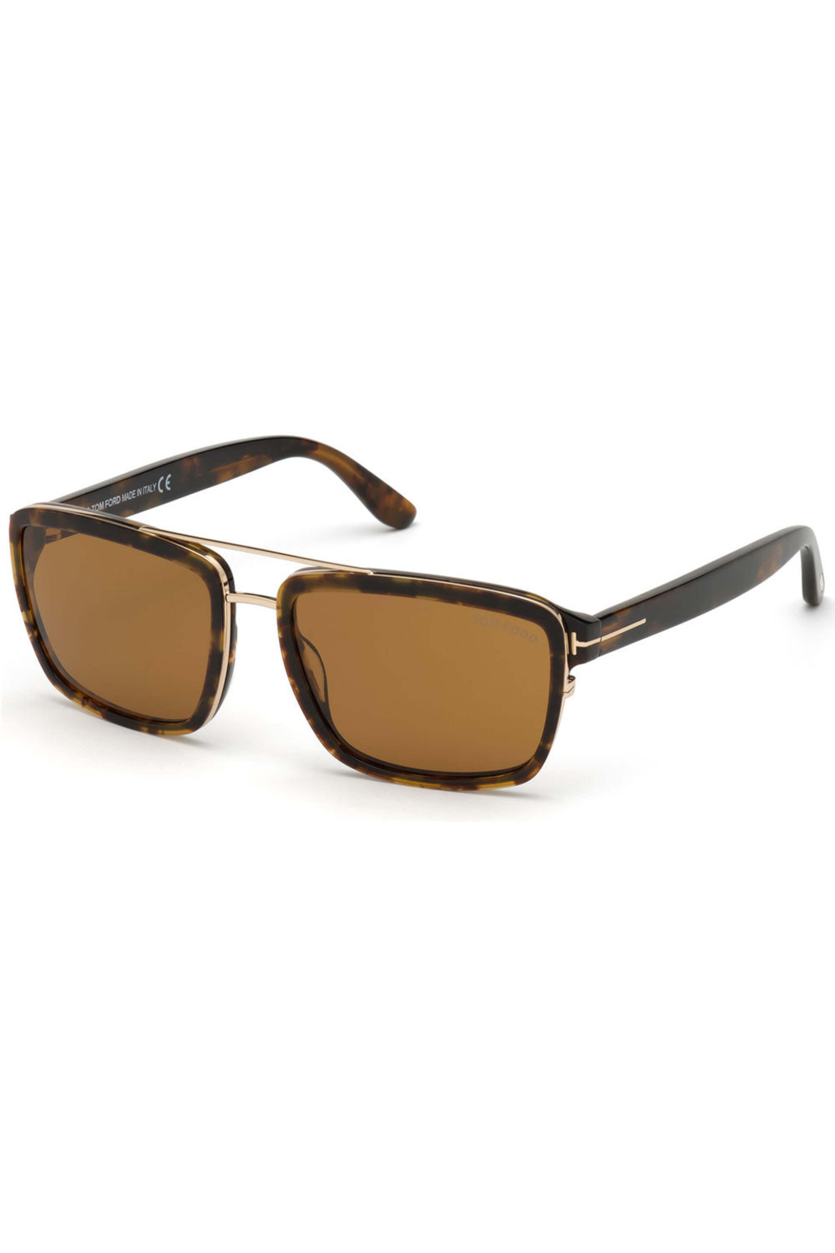 Tom Ford Eyewear - Anders Shiny Vintage Havana/Brown Lenses