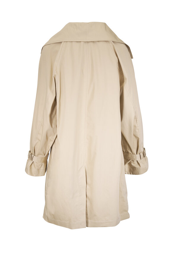 Totême Beige Cotton Oversized Trench Coat - view 3
