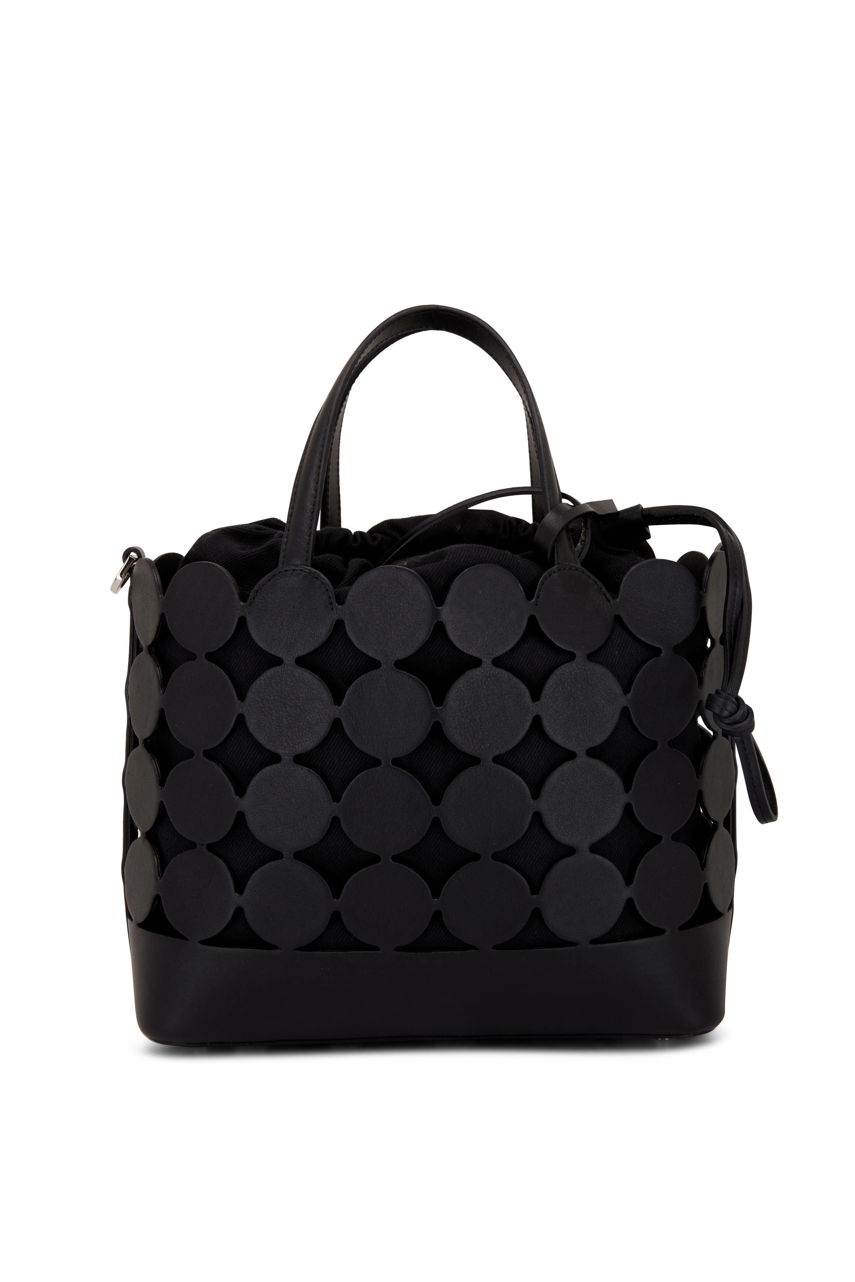 Pierre Hardy - Bulles Black Leather & Canvas Mini Tote