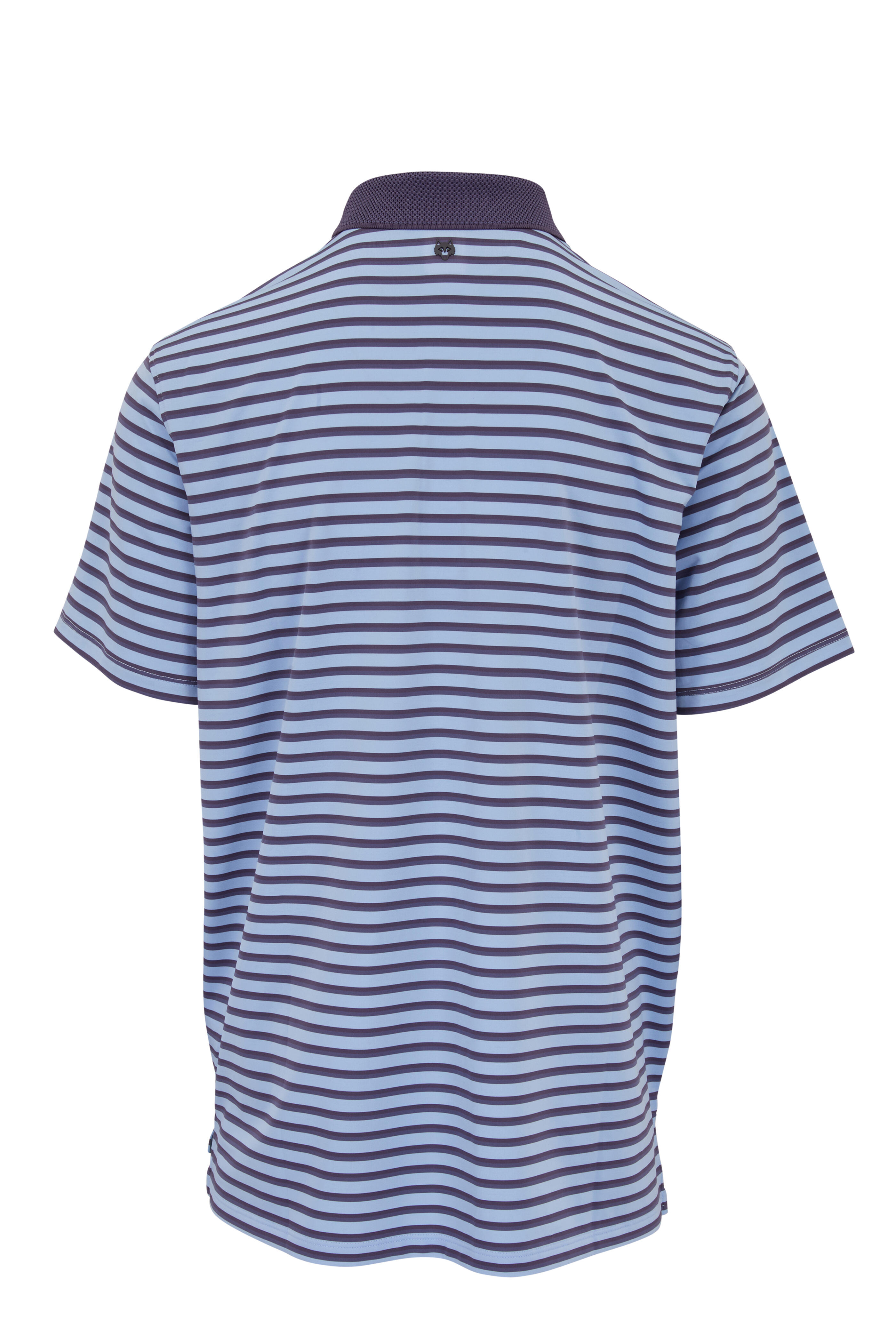 Greyson - Wasaga Savannah Blue Stripe Polo | Mitchell Stores