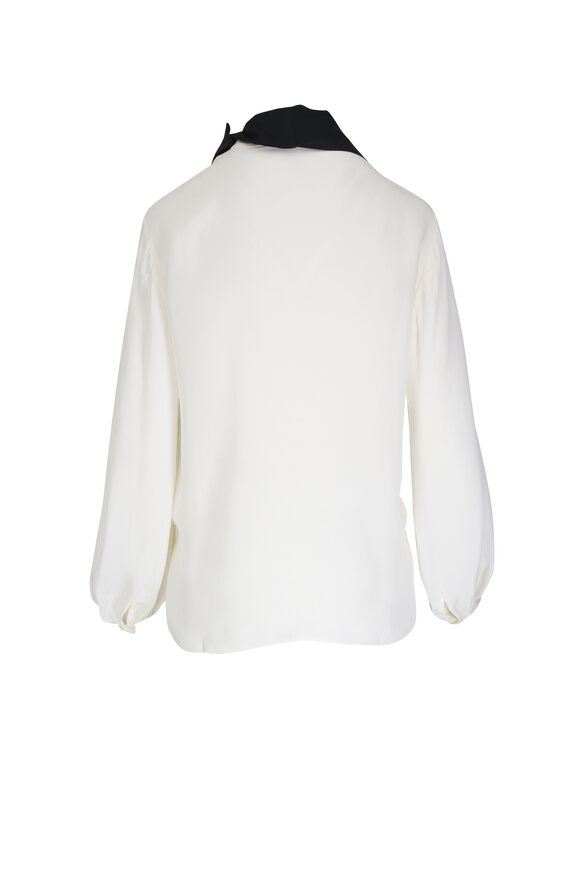 Dorothee Schumacher - Sheer Dreams Ivory Silk Blouse