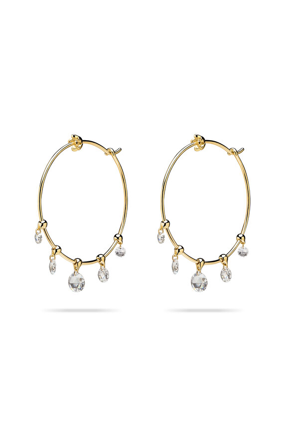 Paul Morelli - Wind Chime Diamond Hoop Earrings