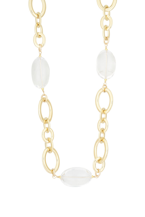 Cristina V. Quartz Chunky Chain Necklace - view 1