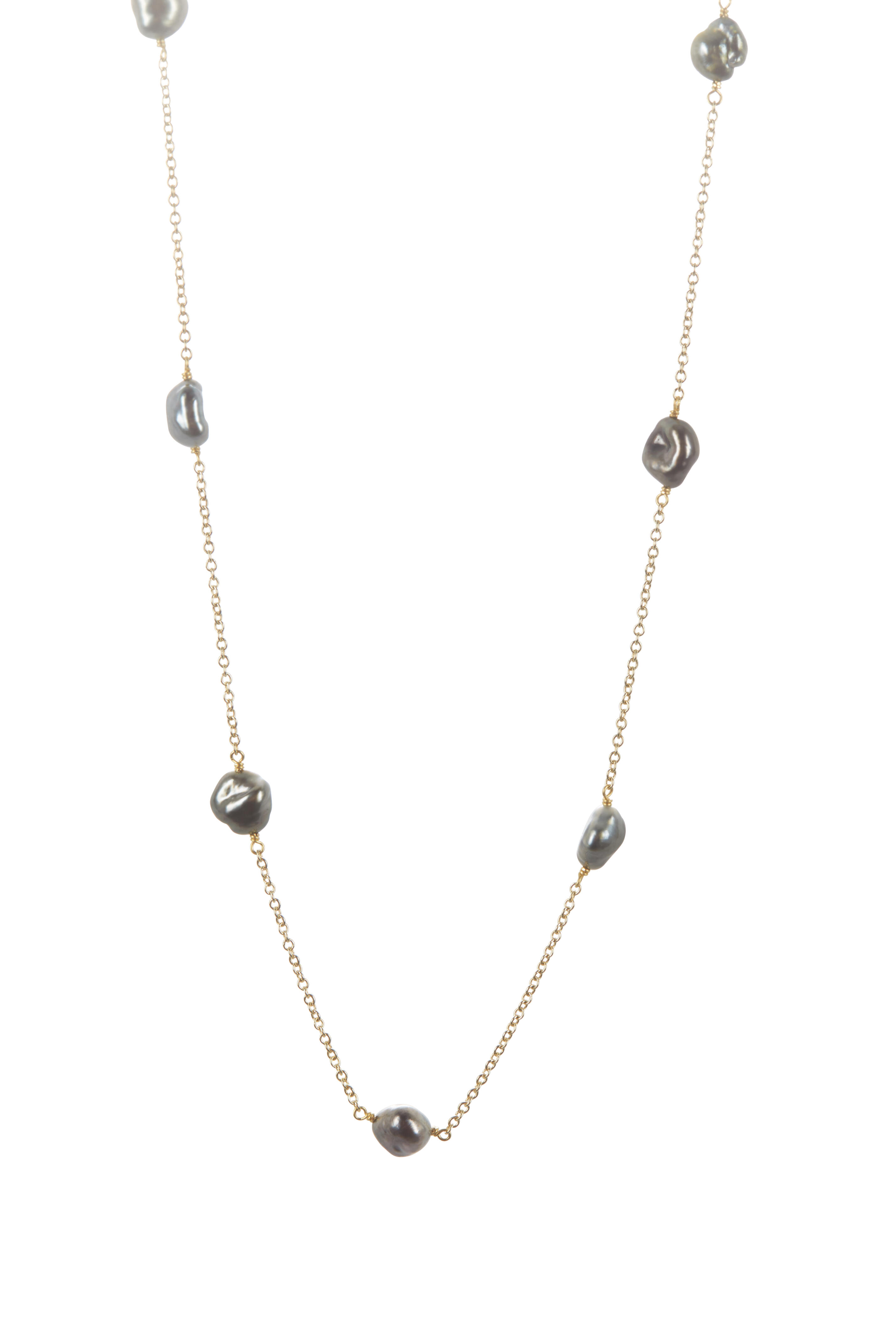 Caroline Ellen - Yellow Gold South Sea Pearl Necklace