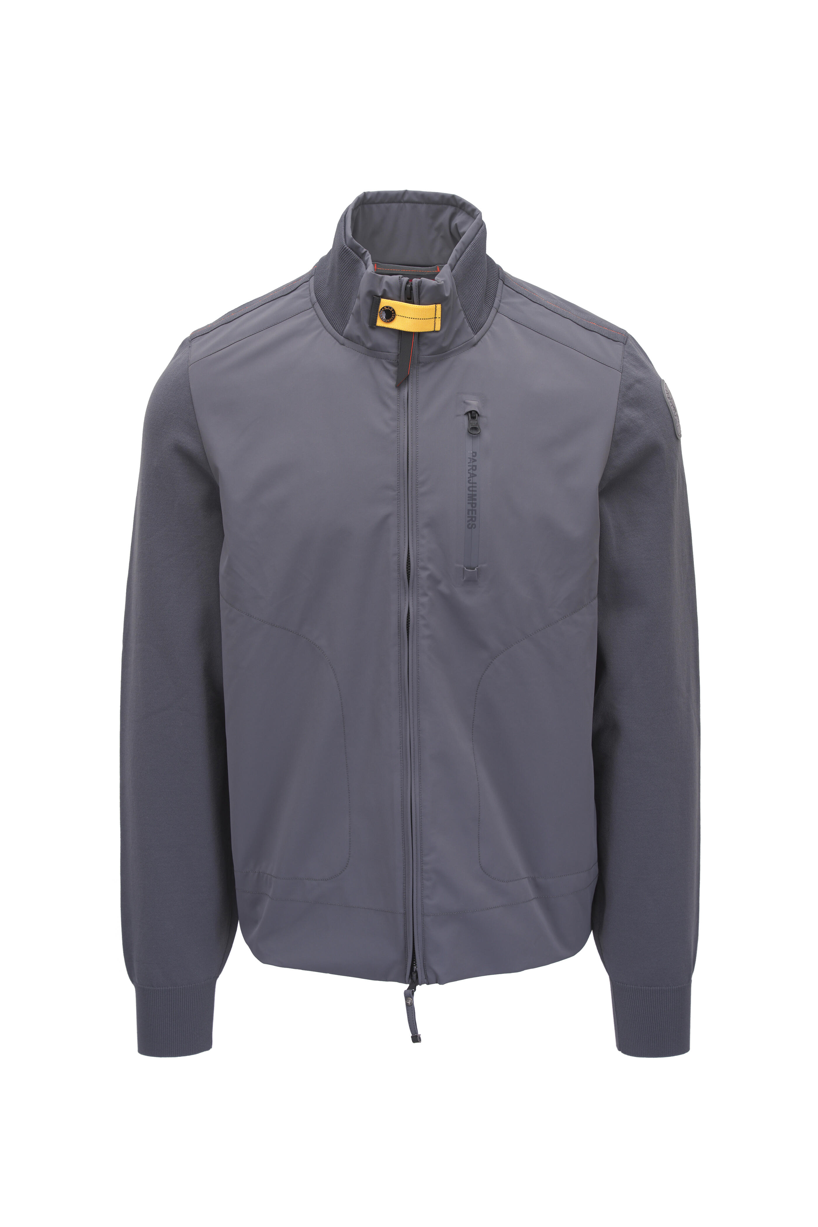 Parajumpers - Zorba Gray Knit Hybrid Full Zip Jacket