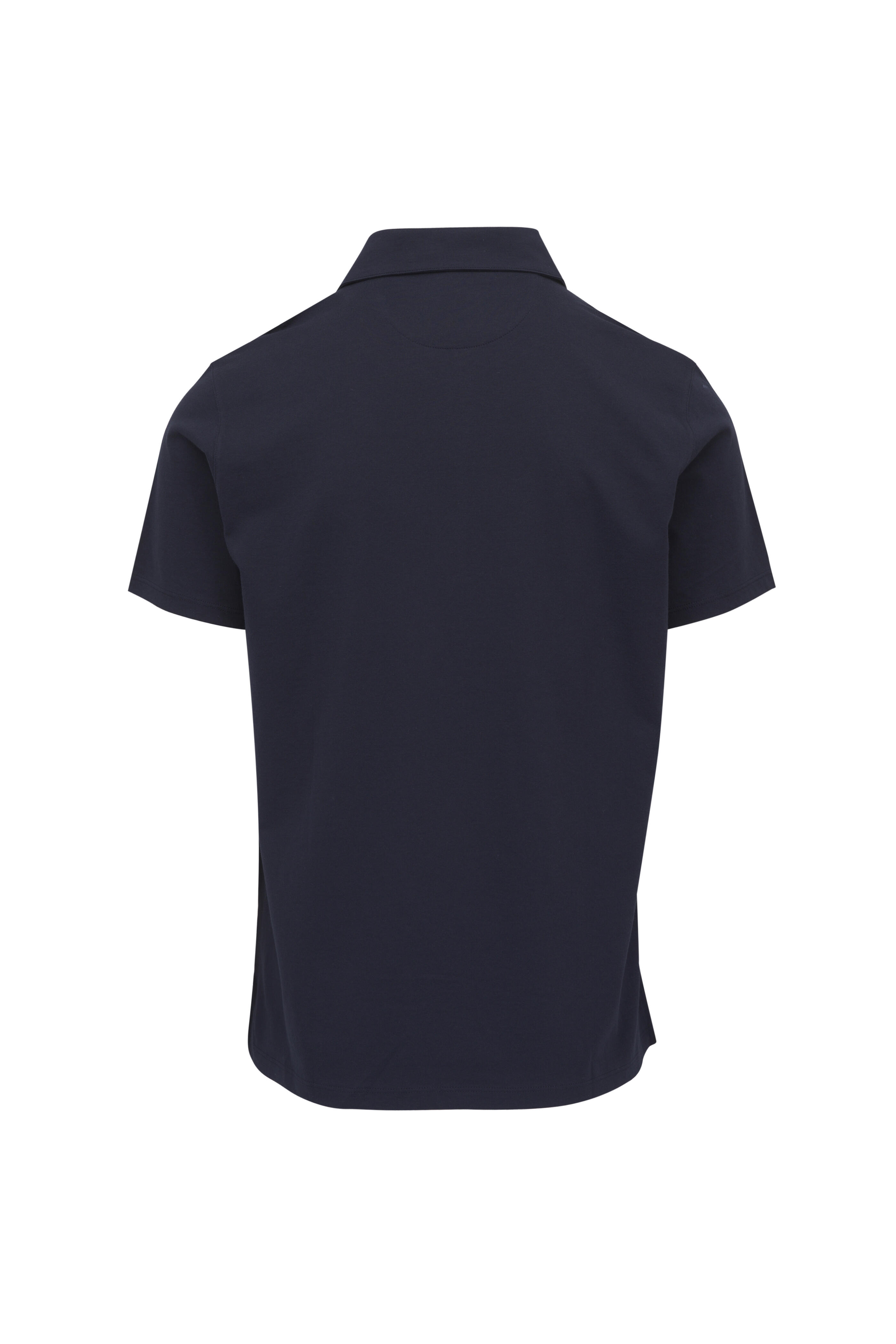 Patrick Assaraf - Midnight Navy Cotton Polo