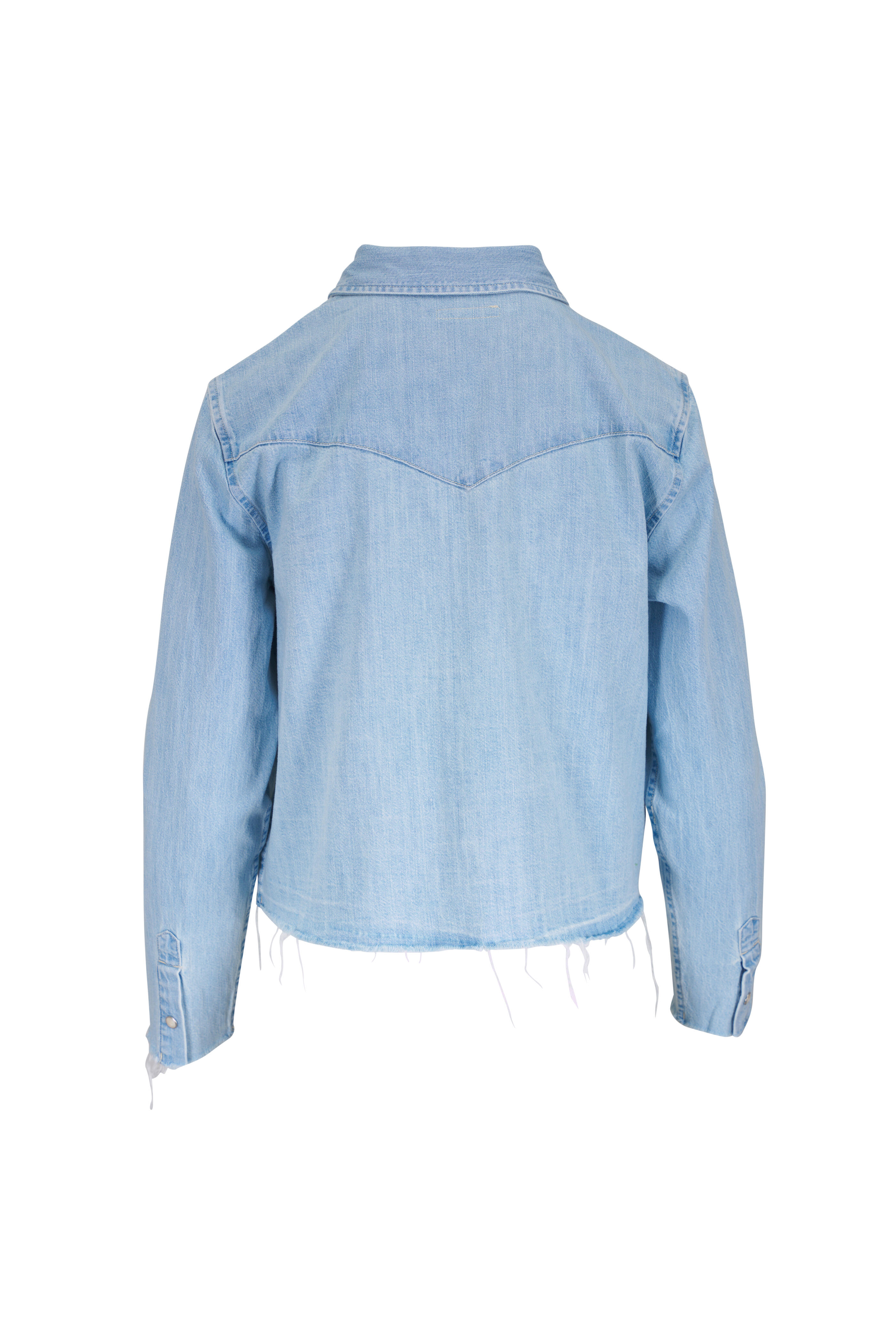 Mother - The Super Ex's Crop Step Fray No End In Sight Top