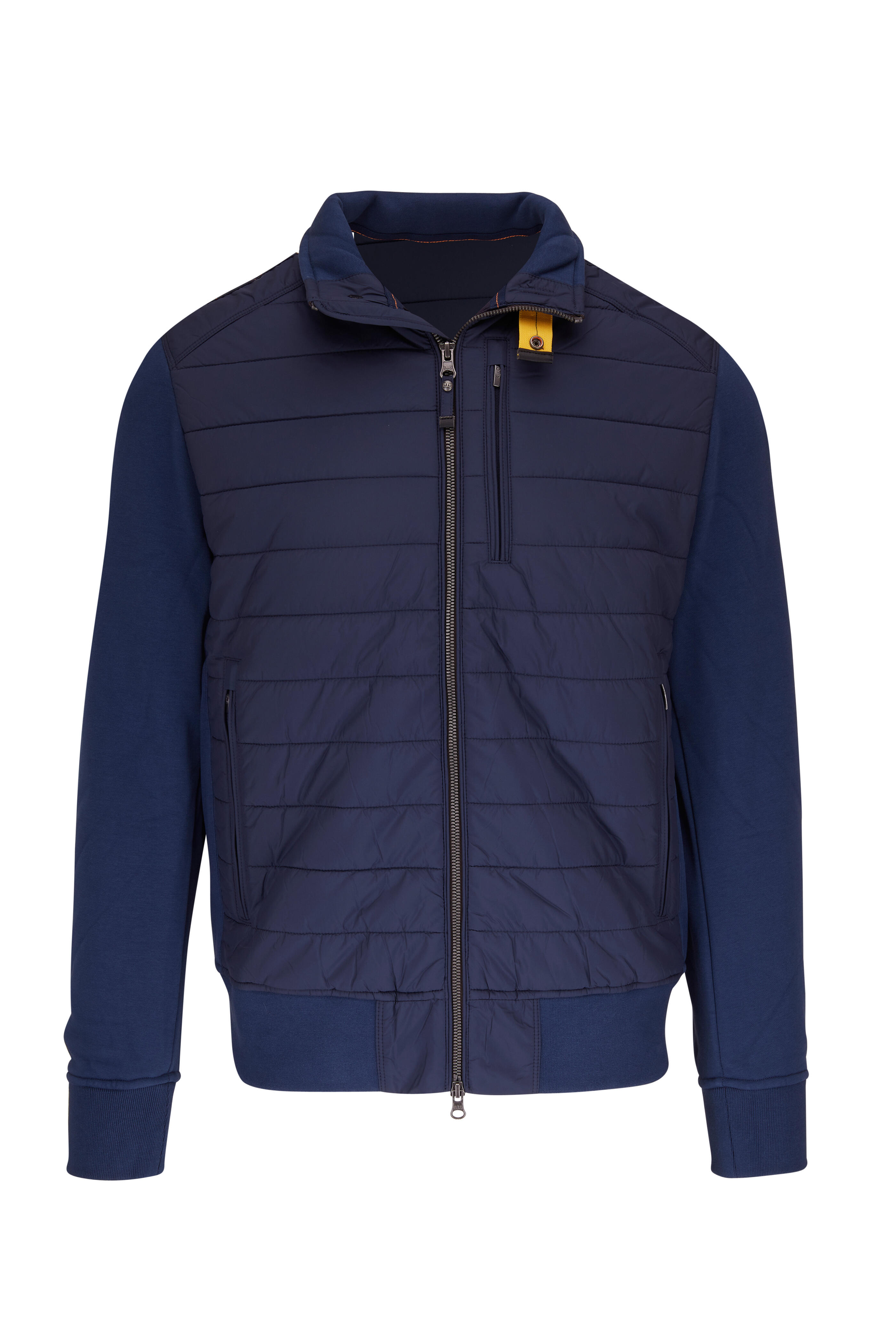 Parajumpers - Elliot Solid Navy Quilted Full Zip
