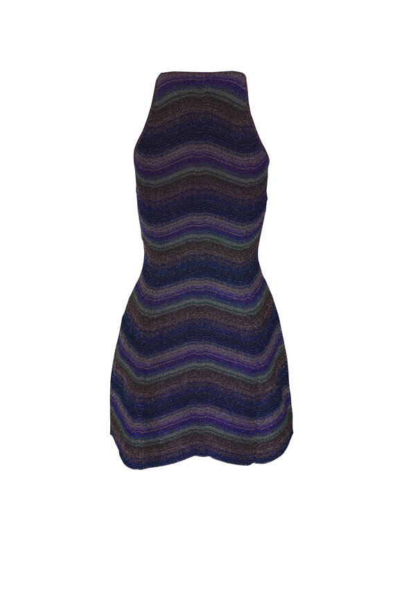 Missoni Dark Multicolor Sleeveless Mini Dress - view 4