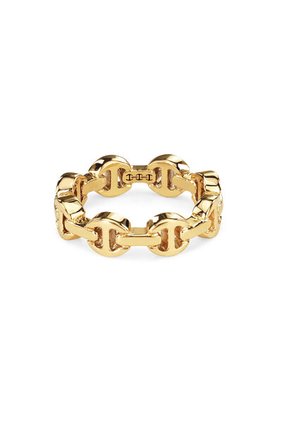 Hoorsenbuhs - 18K Yellow Gold Dame Tri-Link Ring