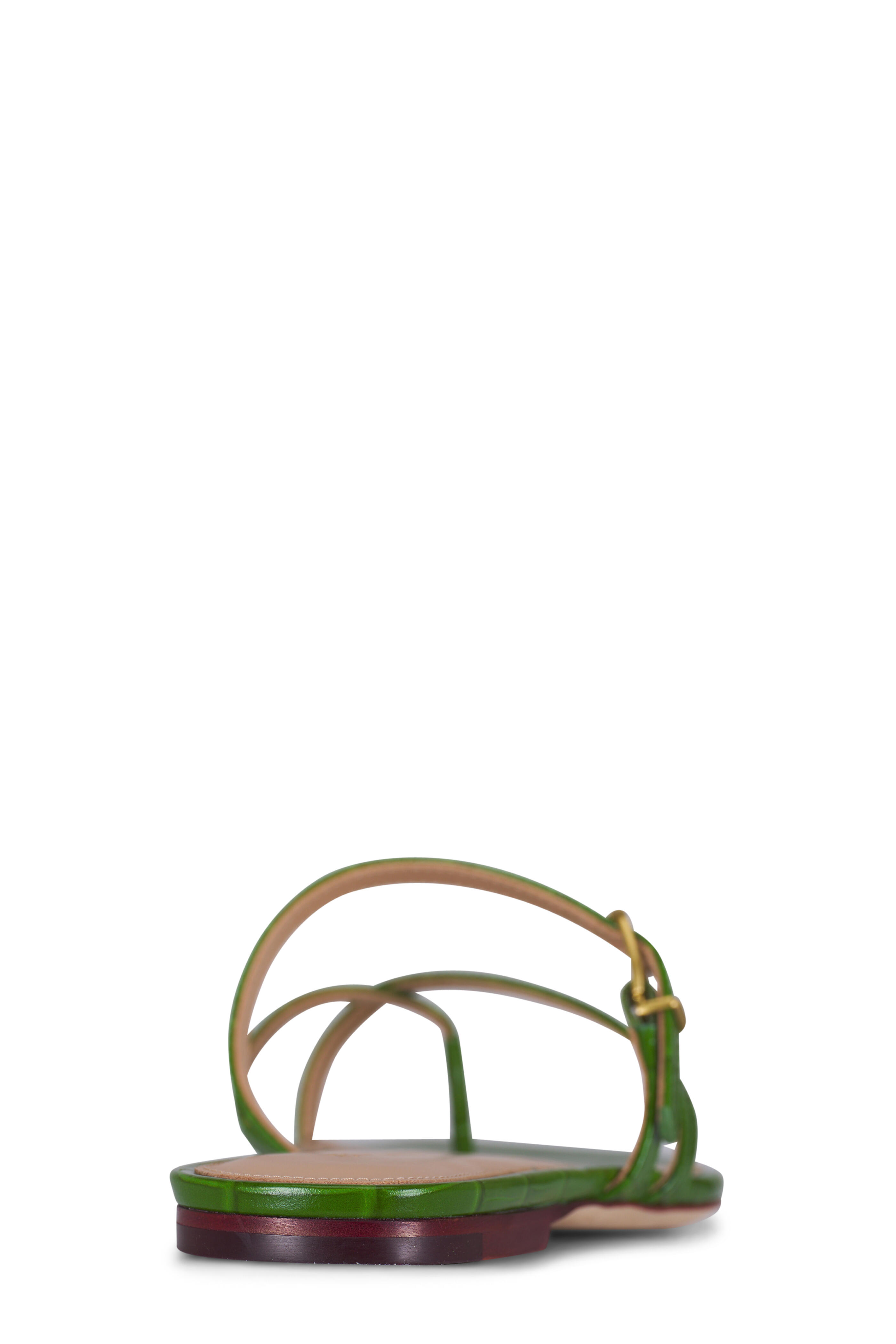 Veronica Beard - Marthe Lemongrass Leather Slide