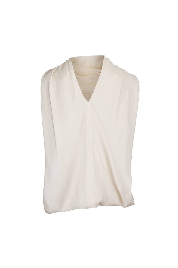 Simkhai Scarlett Ivory Cape Top - view 2