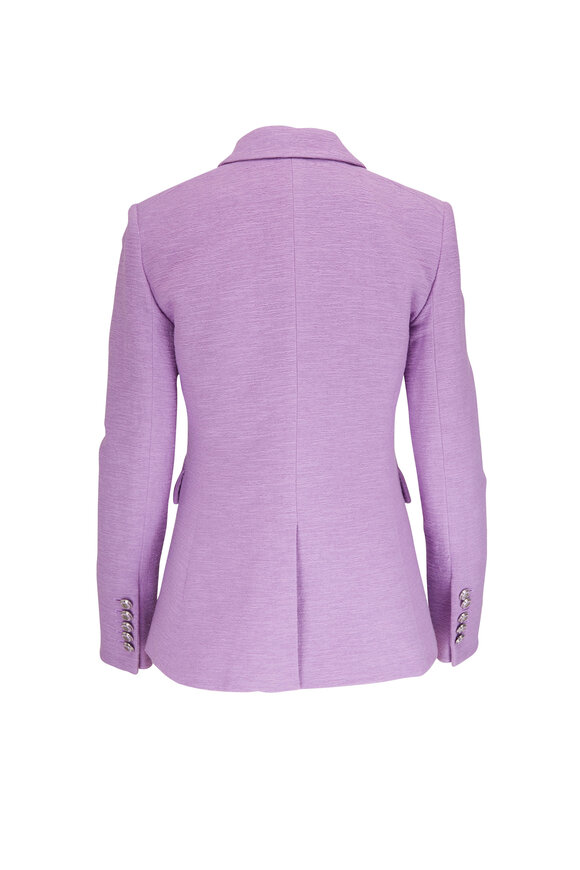 Veronica Beard - Miller Lavender Double Breasted Dickey Jacket