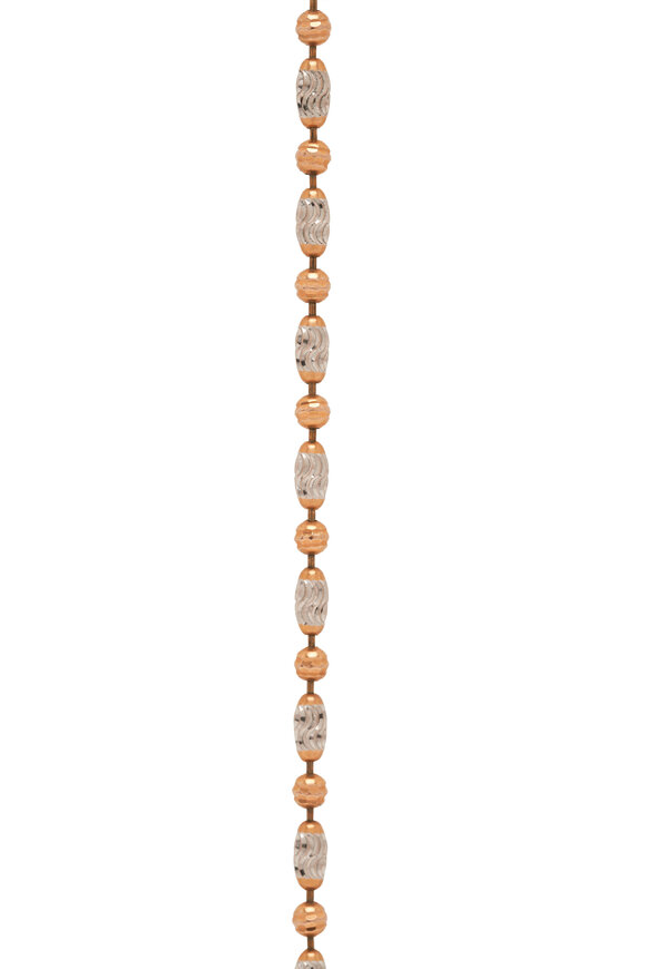 Kai Linz - Rose Gold Beaded Anklet