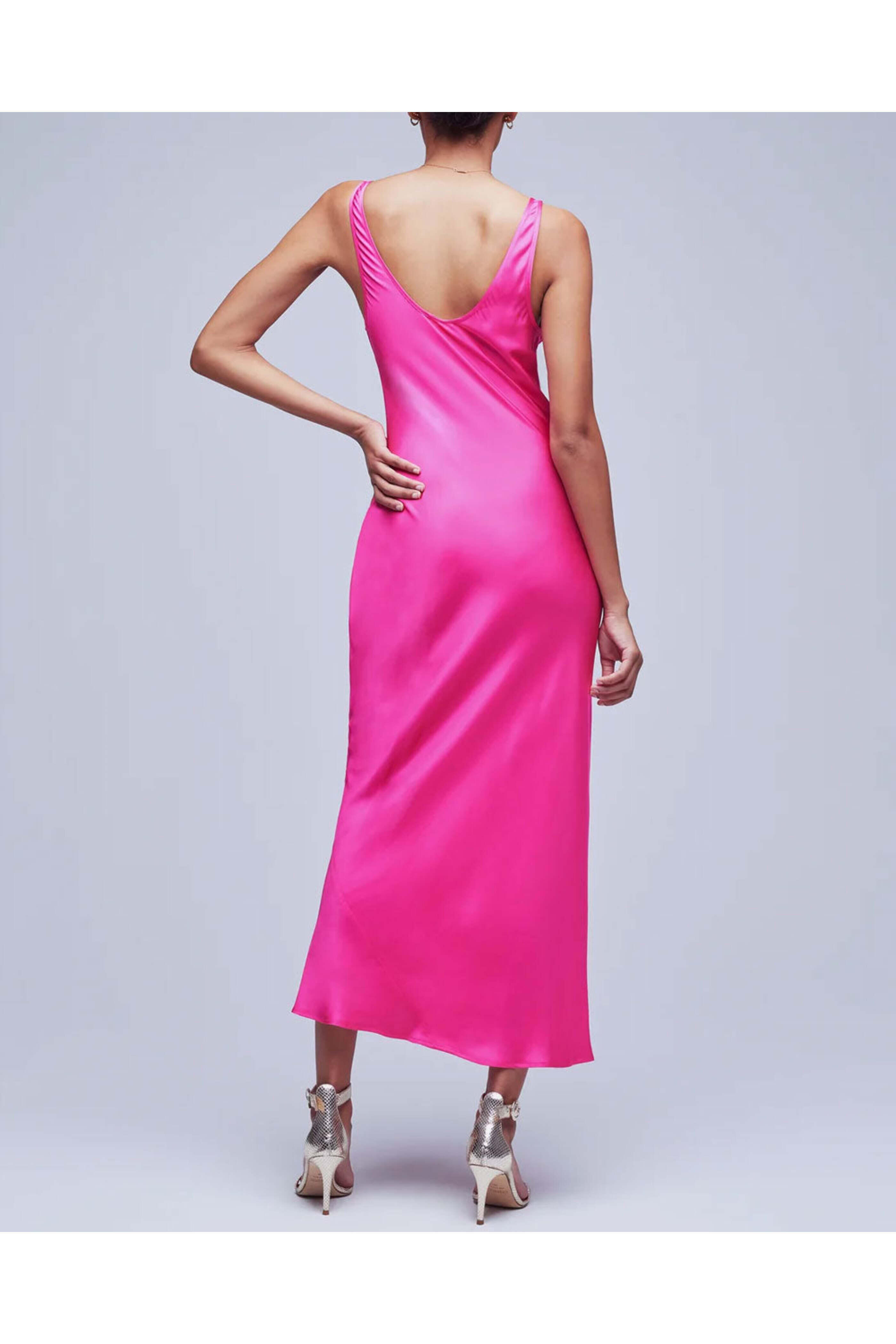L'Agence - Pink Glo Akiya Tank Maxi Dress