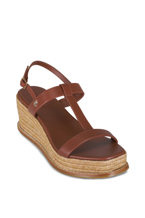Cole Haan - Air Tali Ivory Patent Leather Wedge, 40mm Cole Haan - Air Tali Ivory Patent Leather Wedge, 40mm