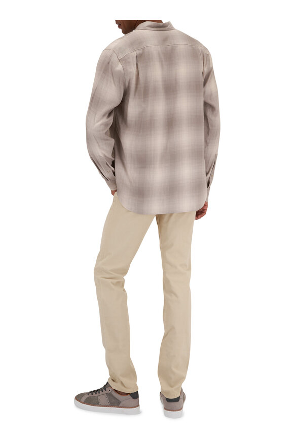 Vince - Gray & White Plaid Sport Shirt 