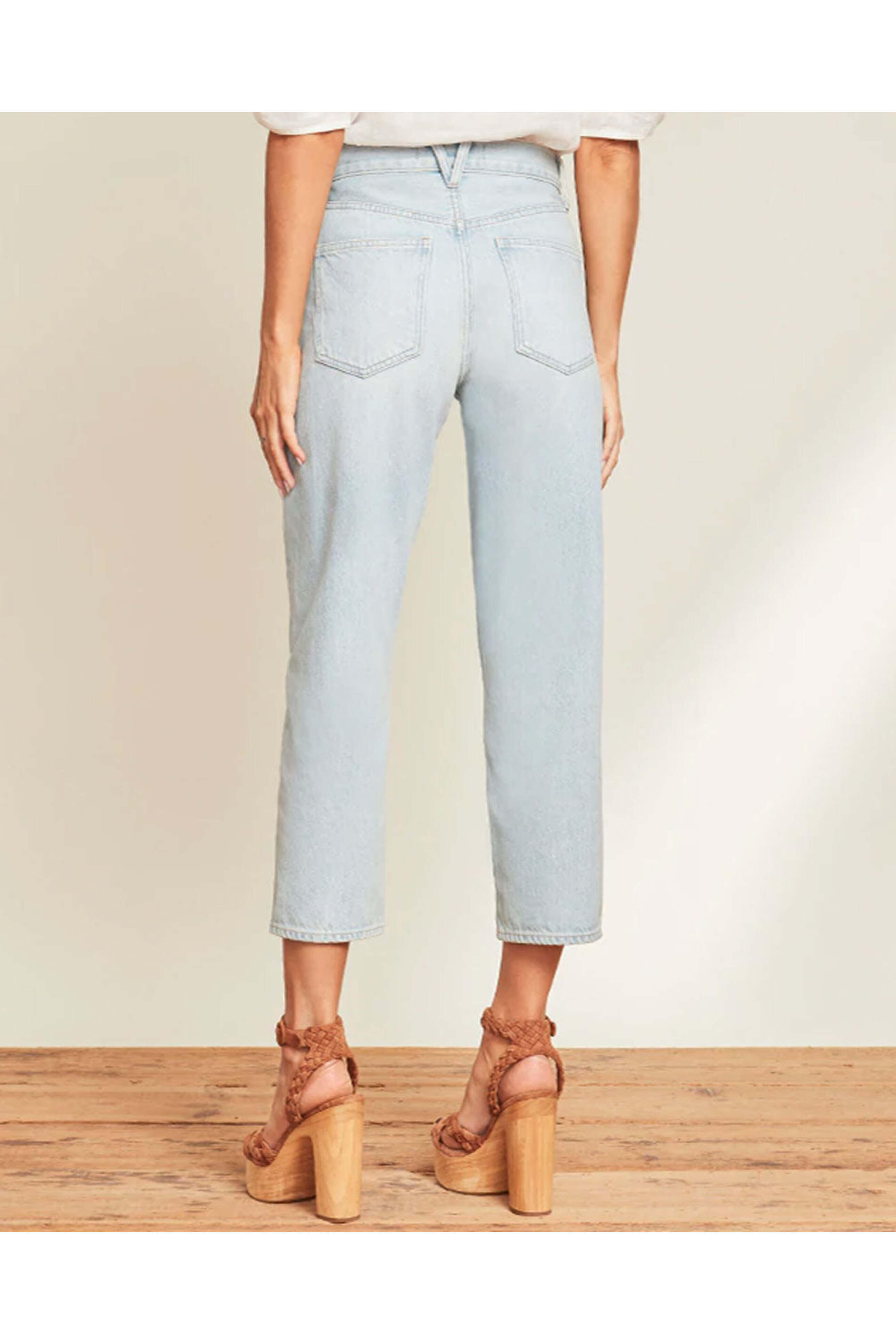Veronica Beard - Blake Straight Crop Jean in Aire
