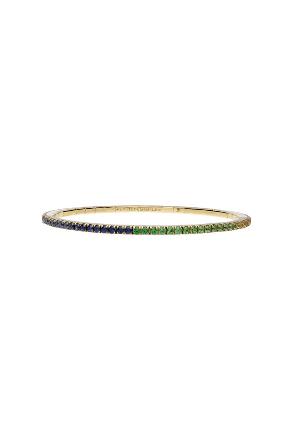 Extensible by Demeglio - Rainbow Sapphire Stretch Tennis Bracelet