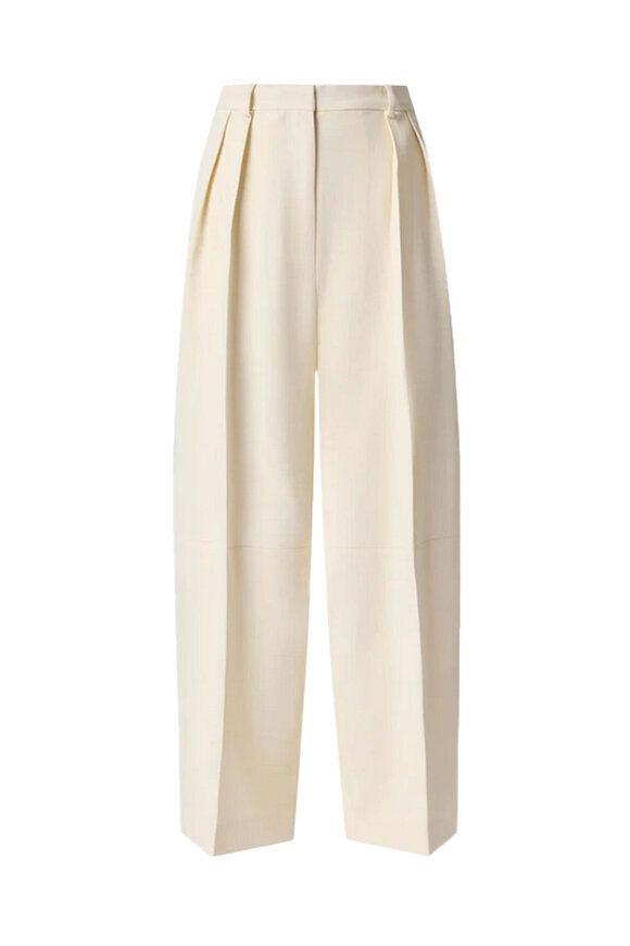 Saint Laurent - Black Velvet Wide Leg Pant | Mitchell Stores