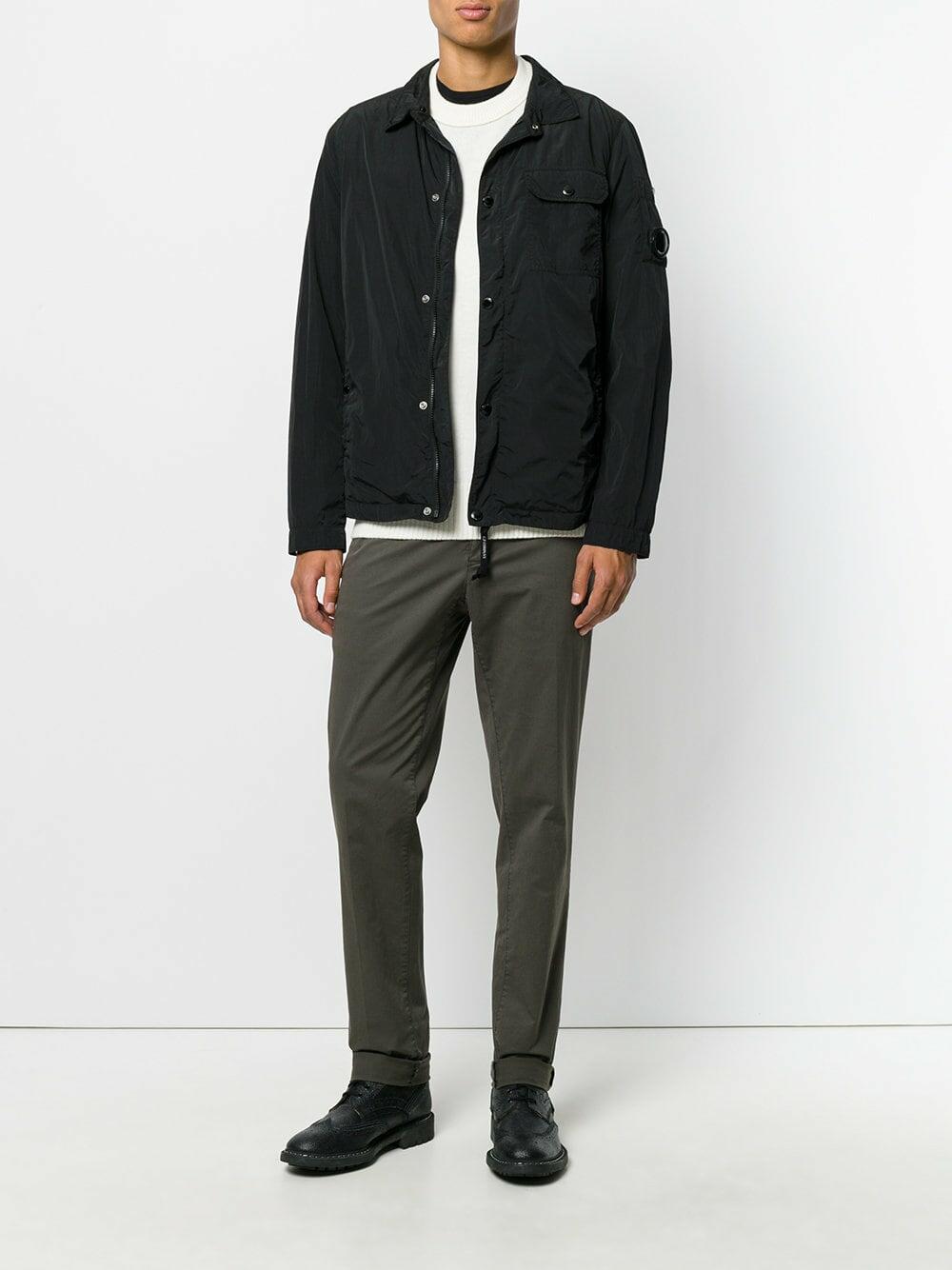 CP Company - Caviar Black Nylon Overshirt