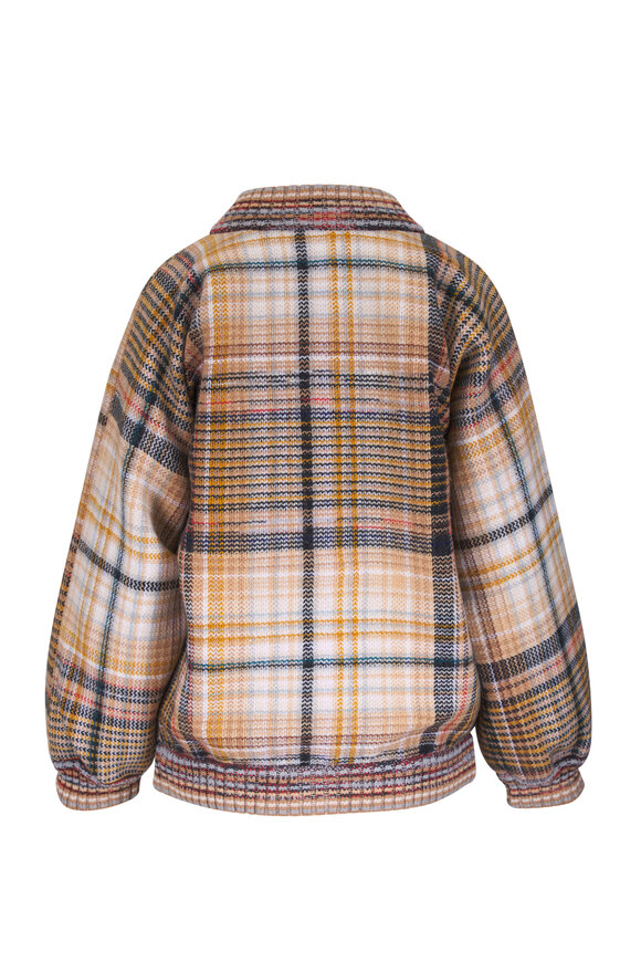 Missoni Multicolor Check Bomber Jacket - view 4