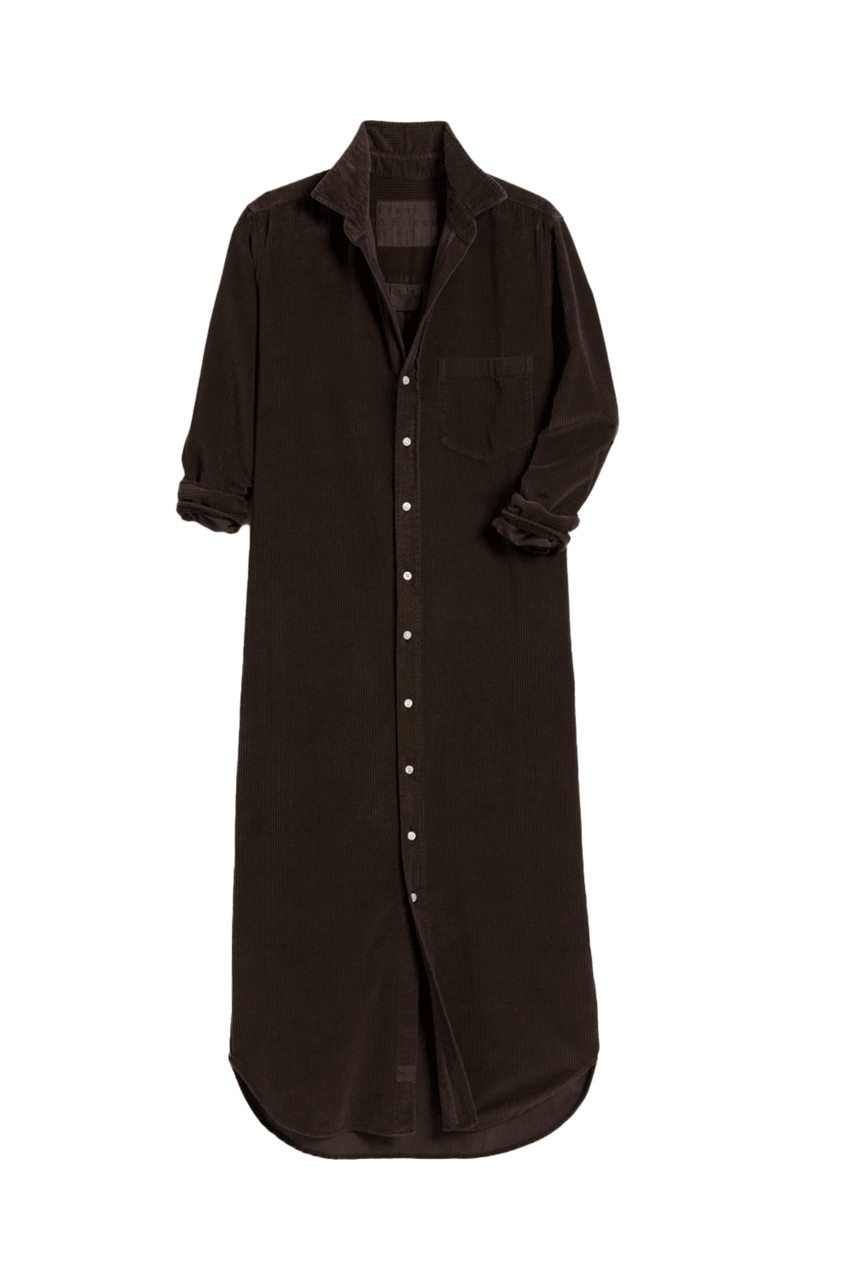 chinese dress ladies FRANK AND EILEEN - MEGAN ONE SIZE MAXI SHIRTDRESS IN WASHED LINEN WHIT