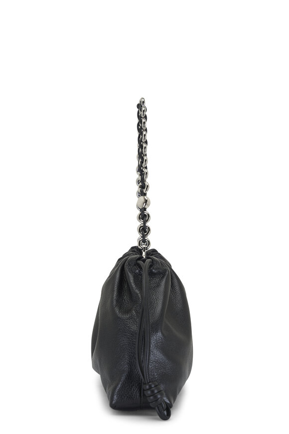 Loewe - Large Flamenco Black Leather Shoulder Bag