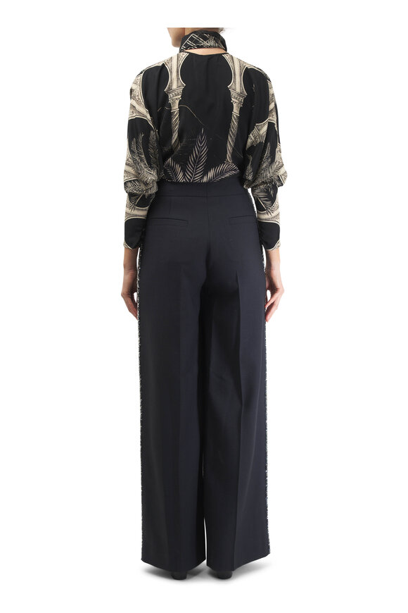 Odeeh - Slate Saville Row Structured Tailored Pant