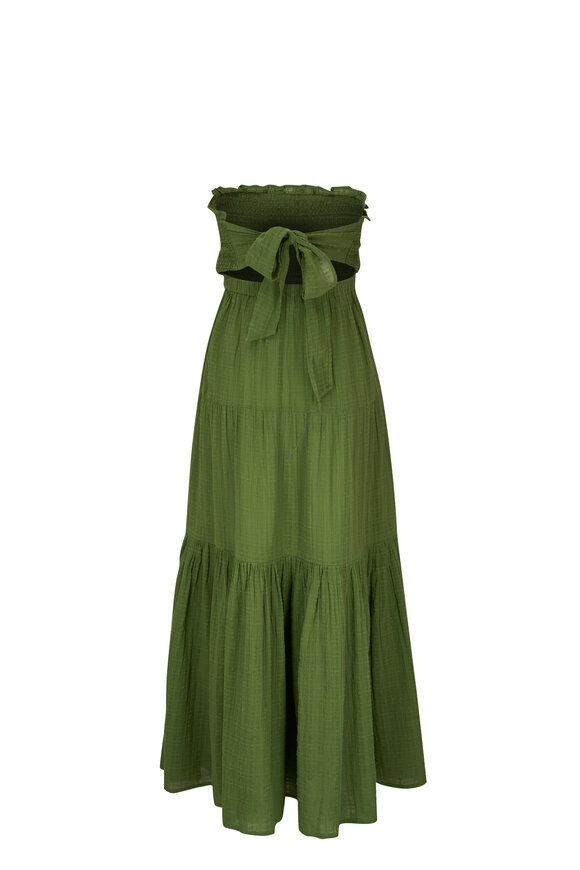 Veronica Beard - McKinney Forest Green Tie Back Dress