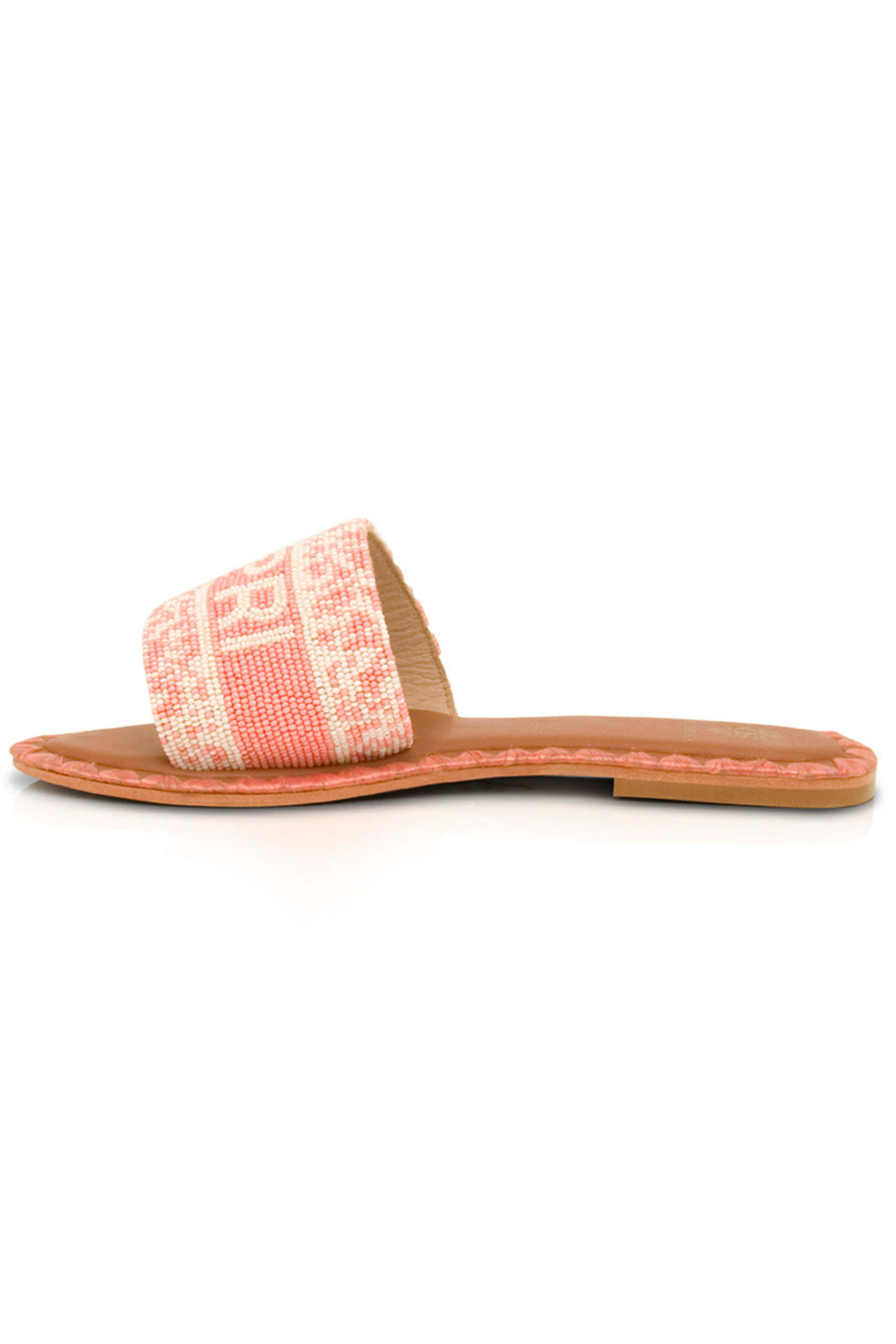 De Siena - Capri Slide Sandal in Rose