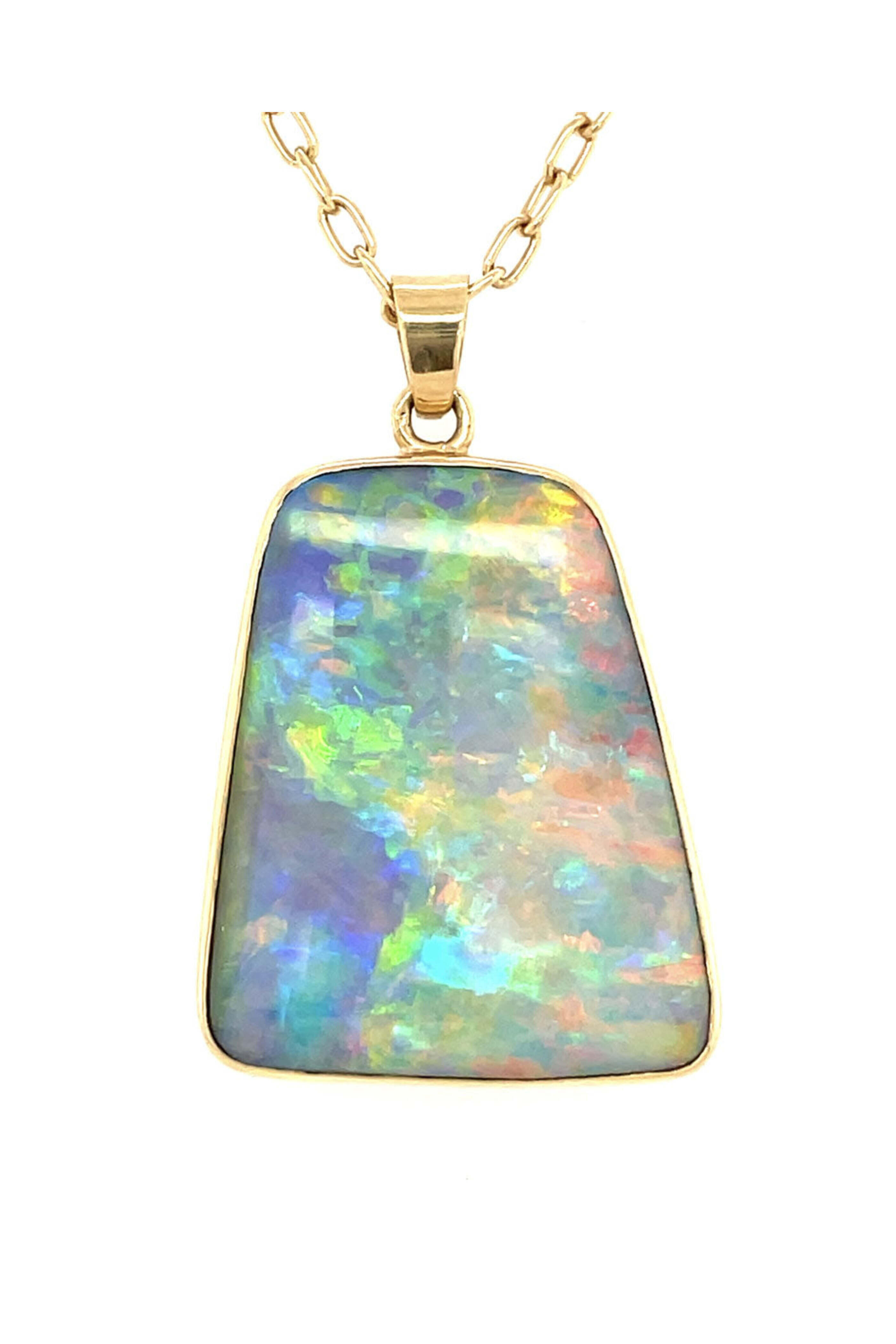 Ellen Hoffman - Vintage Australian Boulder Opal Pendant