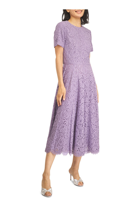 Michael Kors Collection Wisteria Corded Floral Lace Dance Dress - view 2