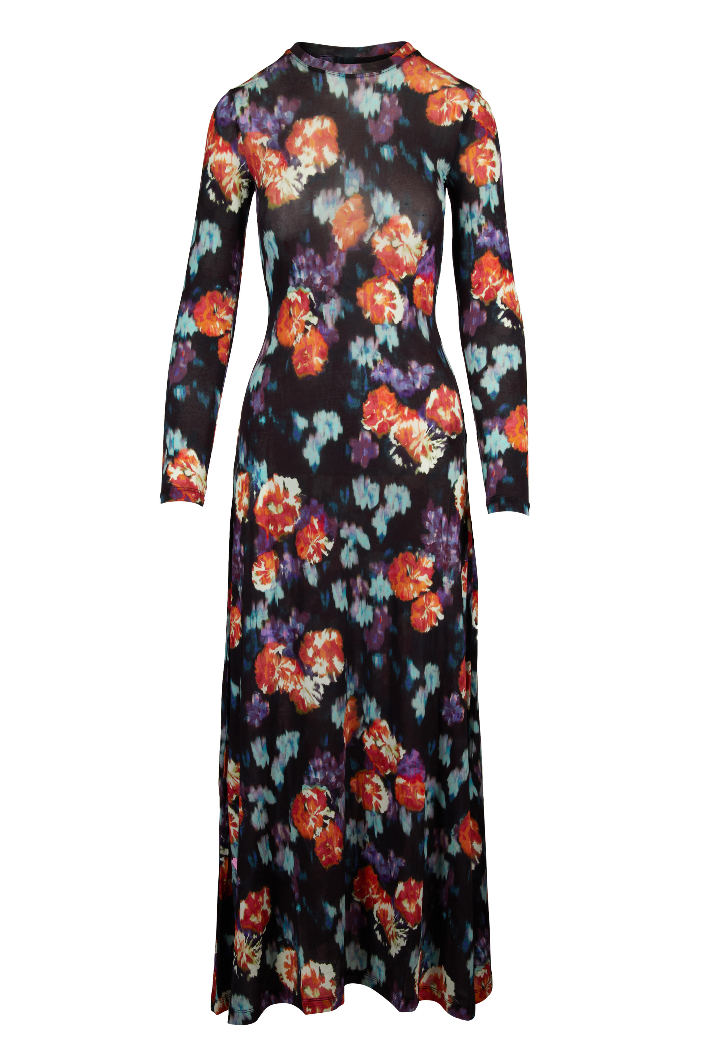 Ulla Johnson - Amari Black Floral Jersey Maxi Dress - view 1