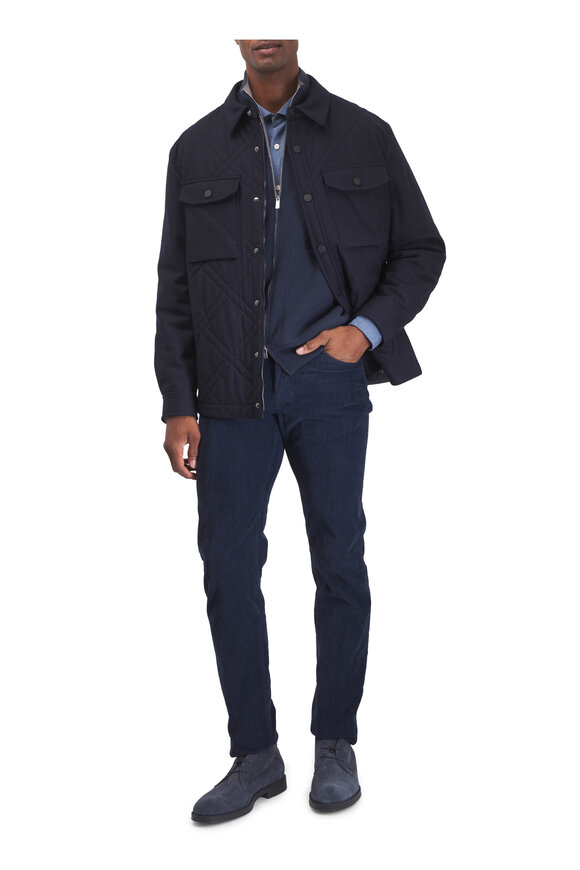 Tod's Polacco Navy Suede Chukka Boot - view 2