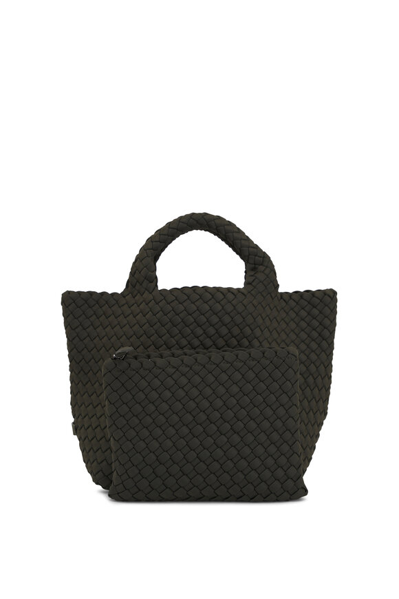 Naghedi - St. Barths Olive Woven Mini Tote 