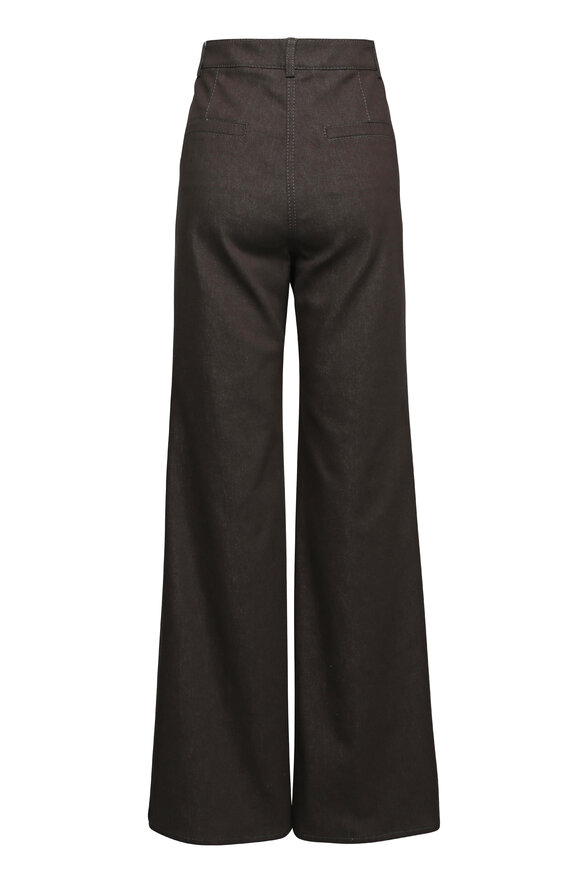 Akris Punto - Mara Charcoal Gray Stretch Jersey Pant