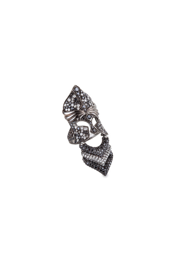 Bochic - Noveau Knight White Gold Diamond Ring