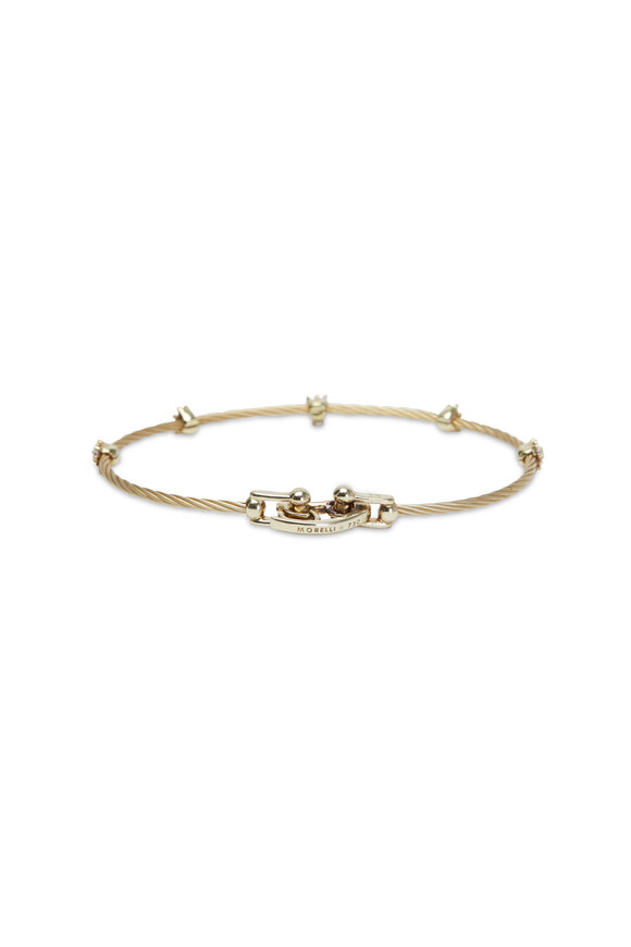 Paul Morelli - Yellow Gold Round Diamond Bracelet