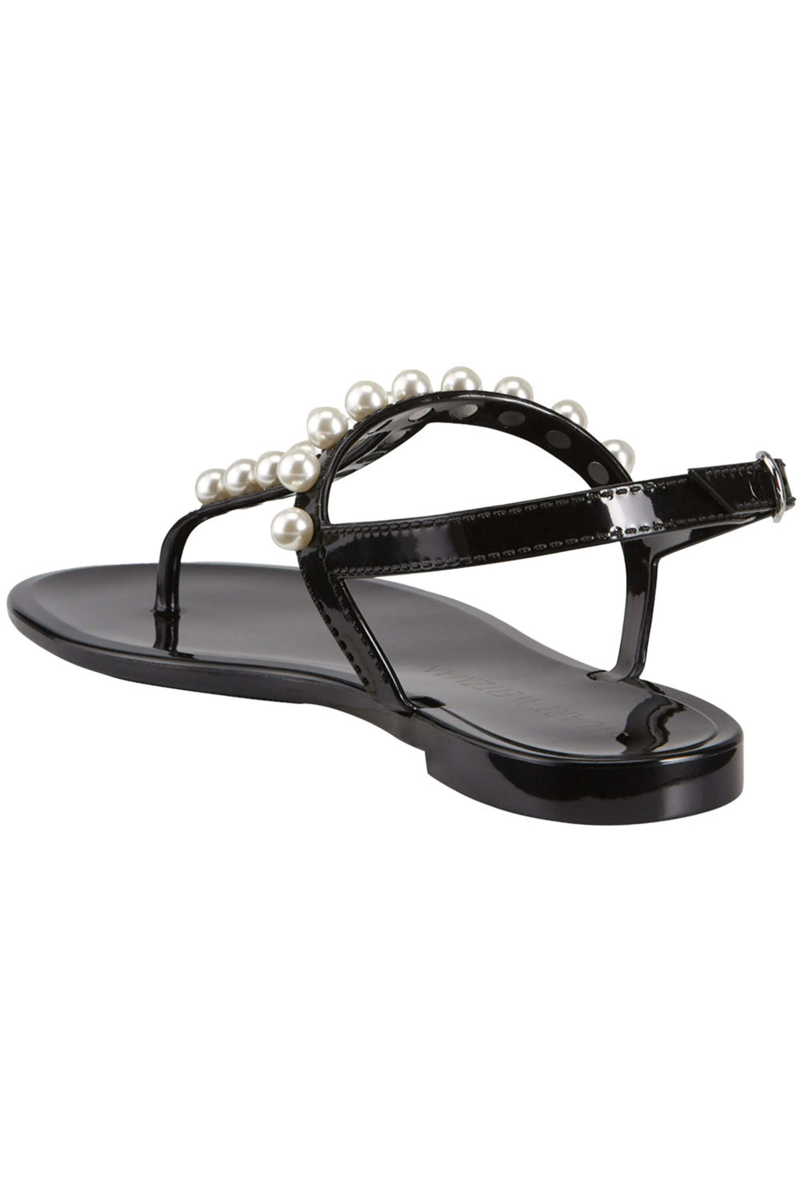 Stuart Weitzman - Goldie Jelly Sandals in Black