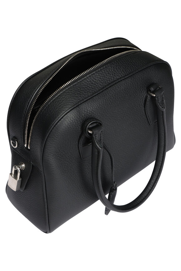 The Row India 10.00 Black Leather Top Handle Bag - view 4