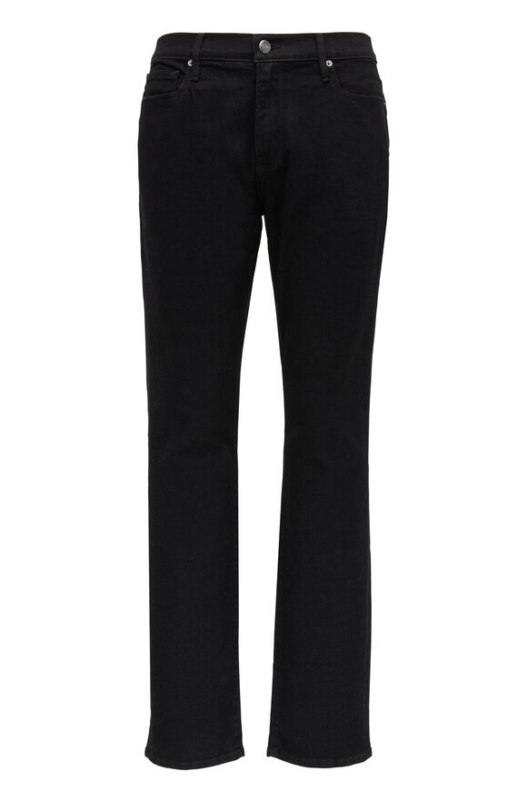 Frame L'Homme Noir Slim Fit Mid-Rise Jean   - view 1