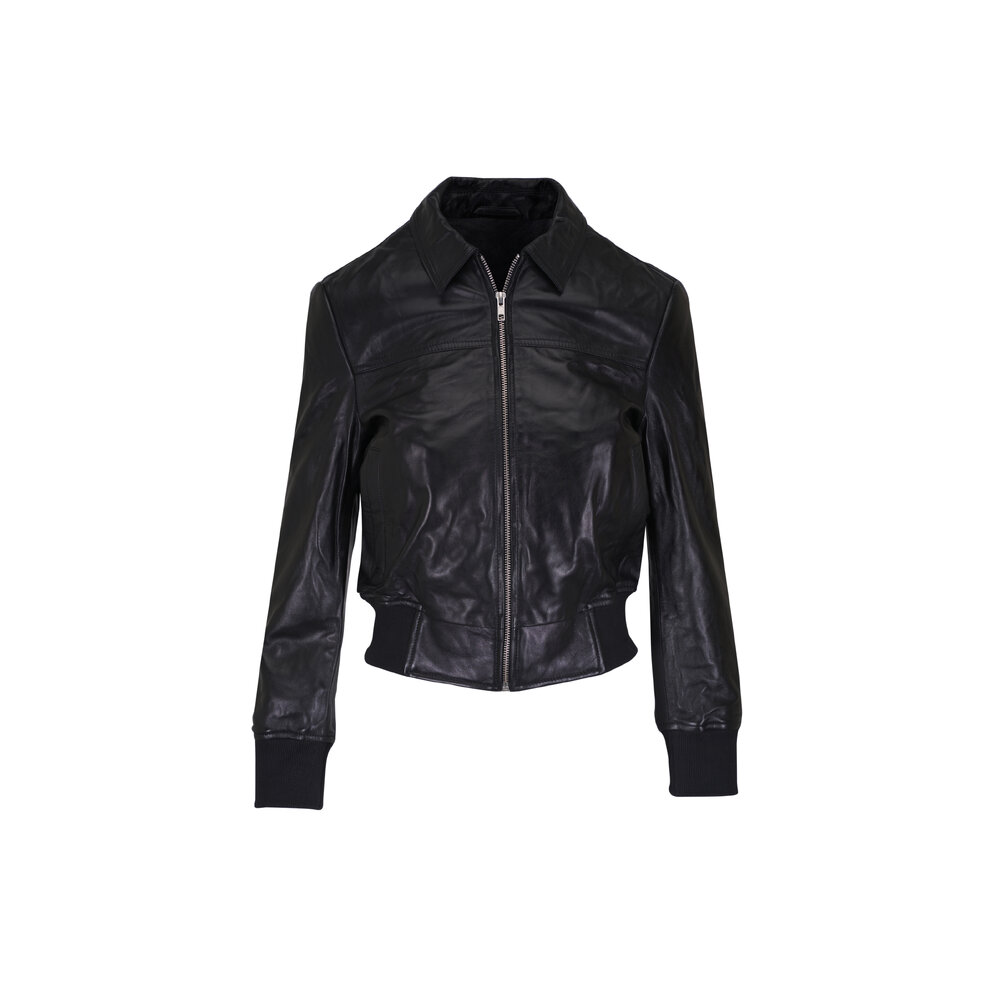 R13 - Berlin Black Leather Jacket | Mitchell Stores