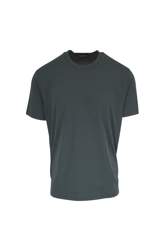 Tom Ford Pine Green Crewneck T-Shirt - view 1